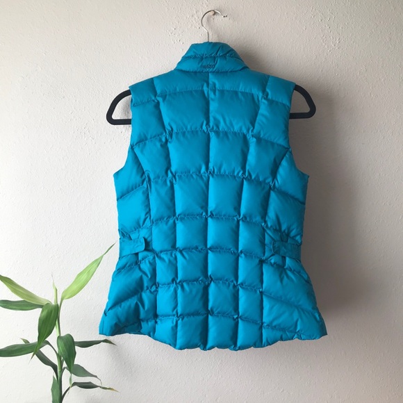 Eddie Bauer Turquoise Down Vest - Picture 3 of 10